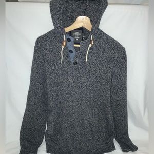 H&M Hoodie. Large. Black & Gray